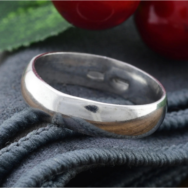 Серебряное Обручальное кольцо ширина 3 мм 
